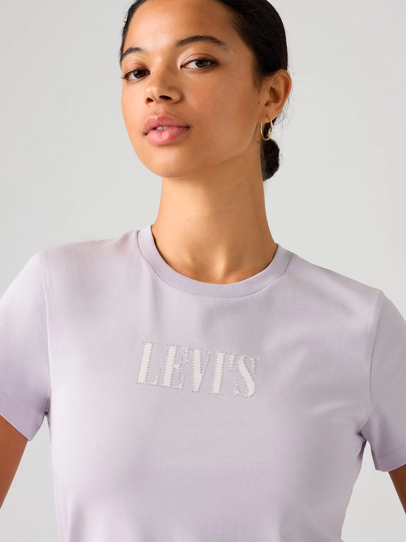 POLERA MUJER LEVI'S ALGODÓN MANGA CORTA - 4