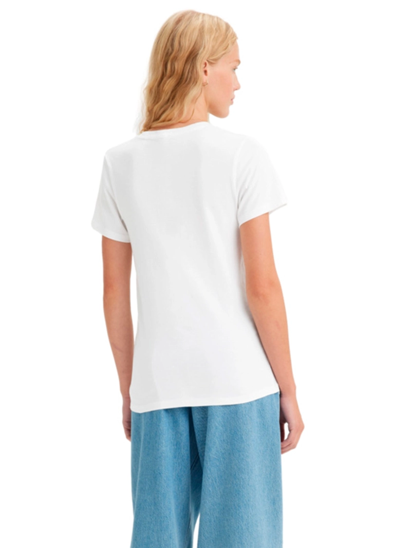 POLERA MUJER LEVI'S ALGODÓN CUELLO EN V MANGA CORTA - 3