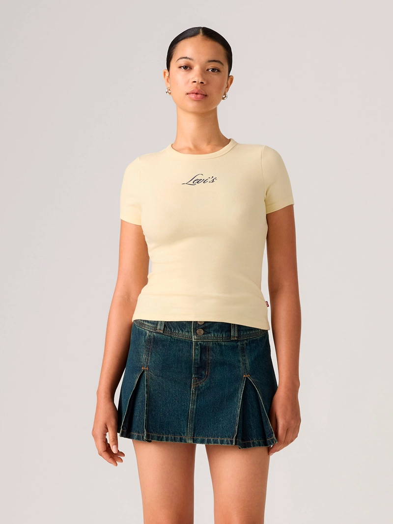 POLERA MUJER LEVI'S ALGODÓN MANGA CORTA - 1