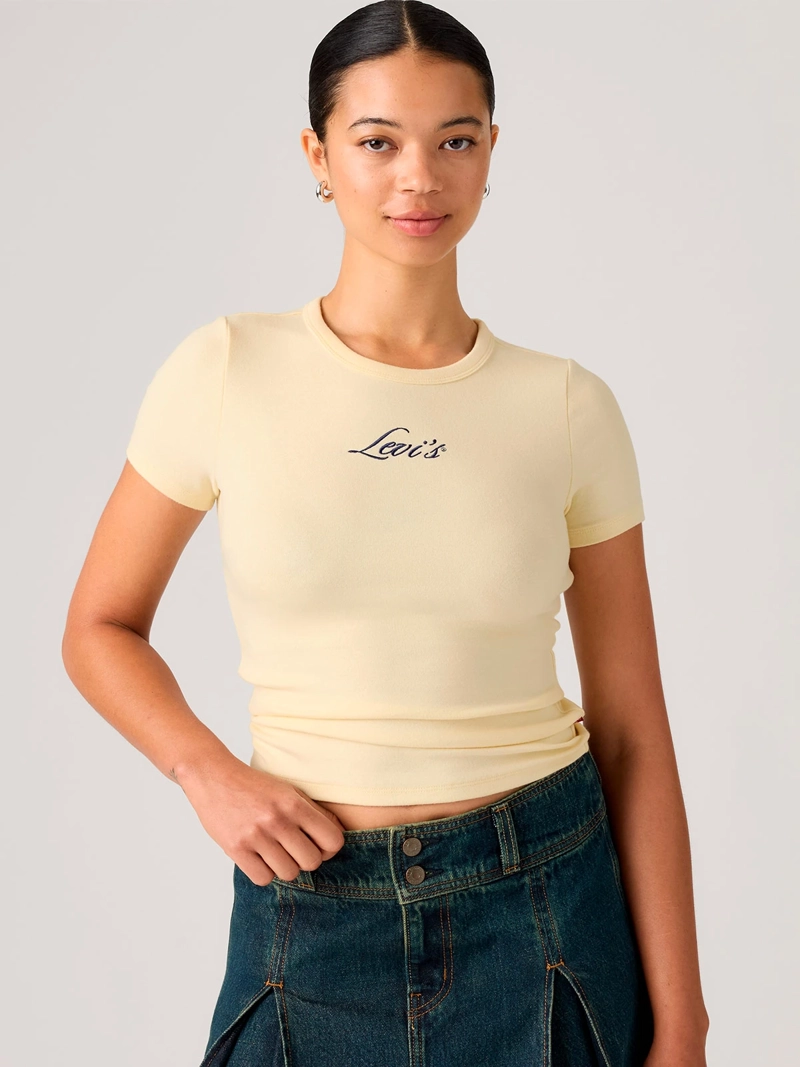POLERA MUJER LEVI'S ALGODÓN MANGA CORTA - 2