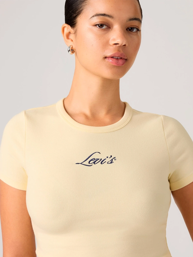 POLERA MUJER LEVI'S ALGODÓN MANGA CORTA - 4