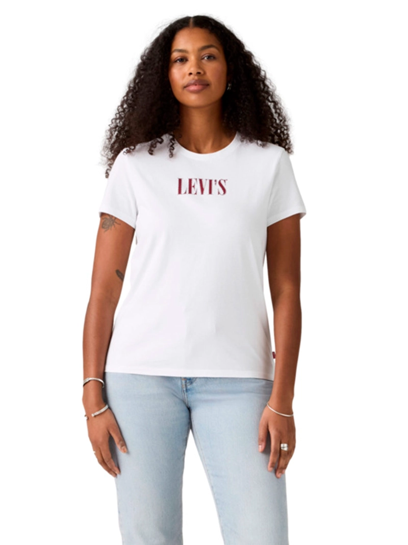 POLERA MUJER LEVI'S ALGODÓN MANGA CORTA THE PERFECT TEE