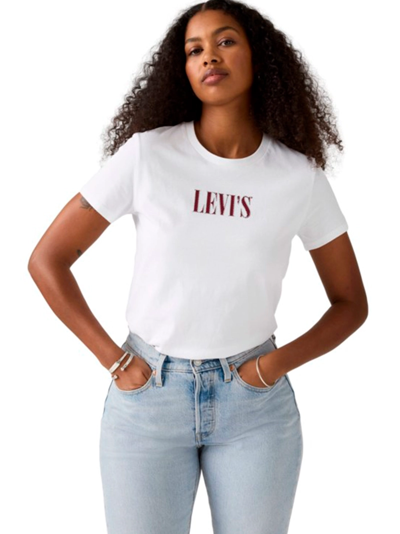 POLERA MUJER LEVI'S ALGODÓN MANGA CORTA THE PERFECT TEE - 2