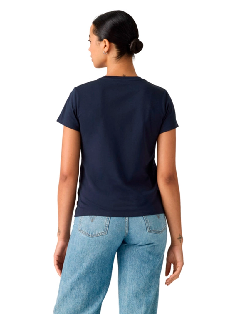 POLERA MUJER LEVI'S ALGODÓN MANGA CORTA THE PERFECT TEE SERIF STUD OUTLINE - 3