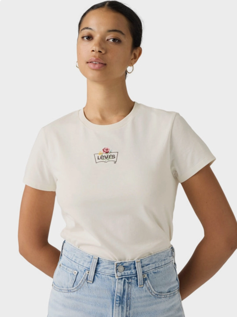 POLERA MUJER LEVI'S MANGA CORTA ALGODÓN - 3