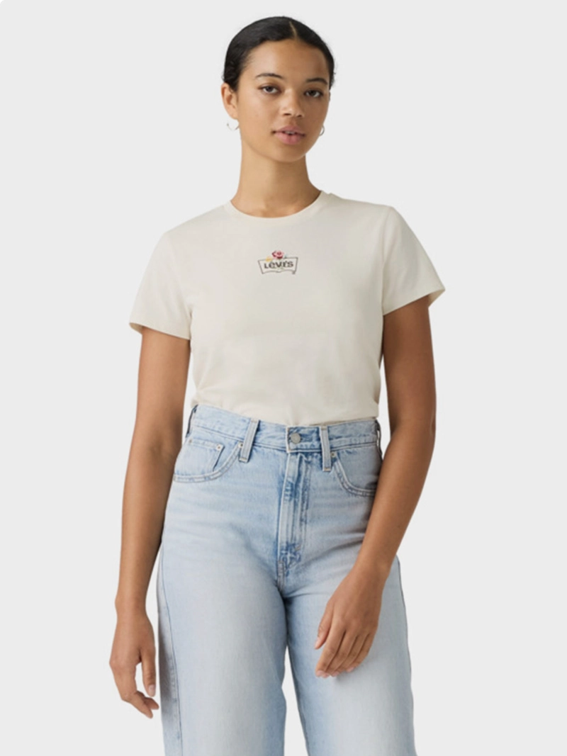 POLERA MUJER LEVI'S MANGA CORTA ALGODÓN - 1
