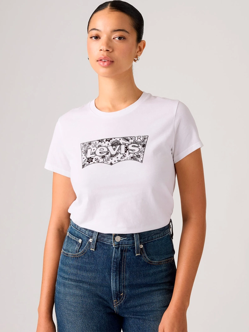 POLERA MUJER LEVI'S ALGODÓN MANGA CORTA
