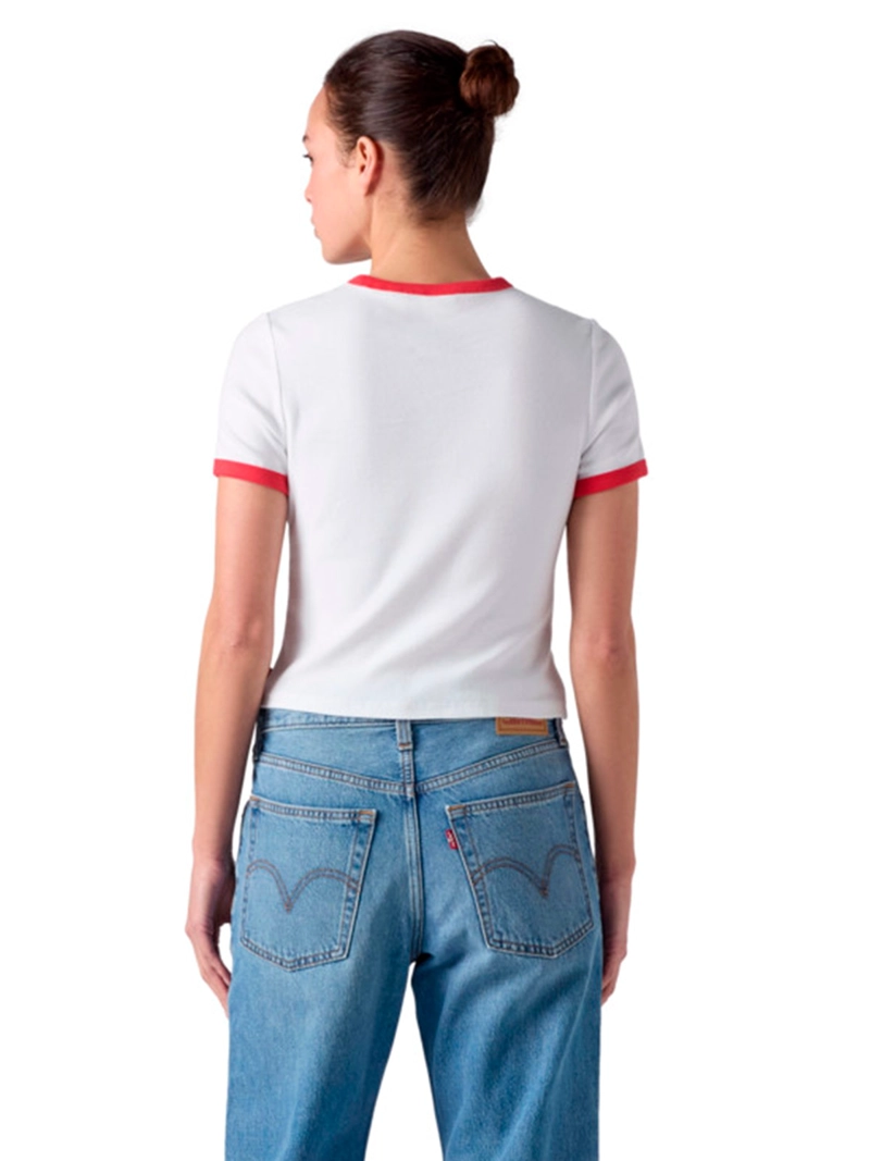POLERA MUJER LEVI'S ALGODÓN MANGA CORTA - 3