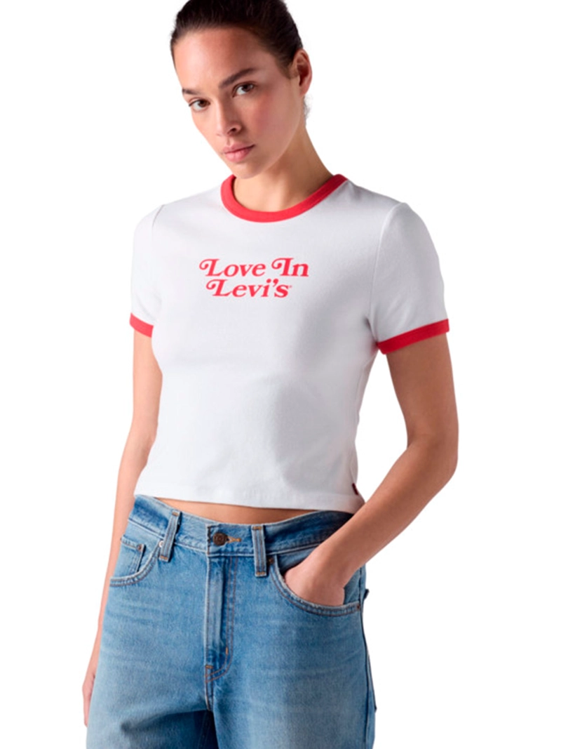 POLERA MUJER LEVI'S ALGODÓN MANGA CORTA - 2