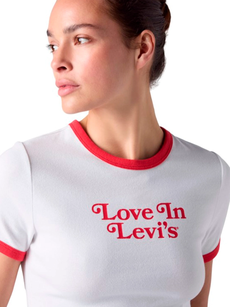 POLERA MUJER LEVI'S ALGODÓN MANGA CORTA - 4
