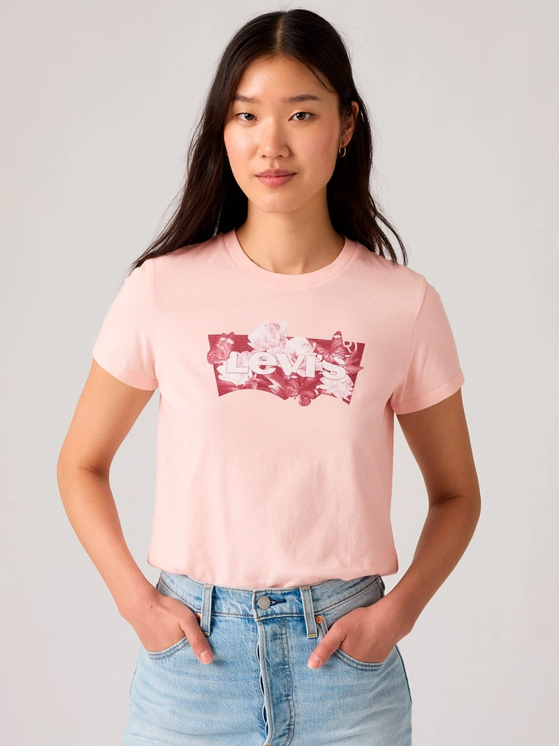 POLERA MUJER LEVI'S ALGODÓN MANGA CORTA