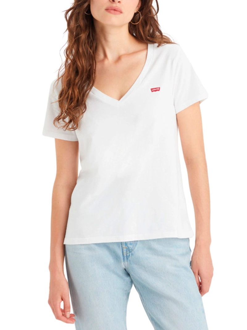 POLERA MUJER LEVI'S ALGODÓN MANGA CORTA - 1