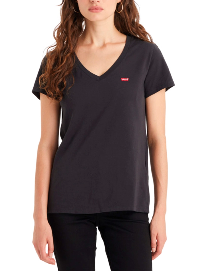 POLERA MUJER LEVI'S ALGODÓN MANGA CORTA