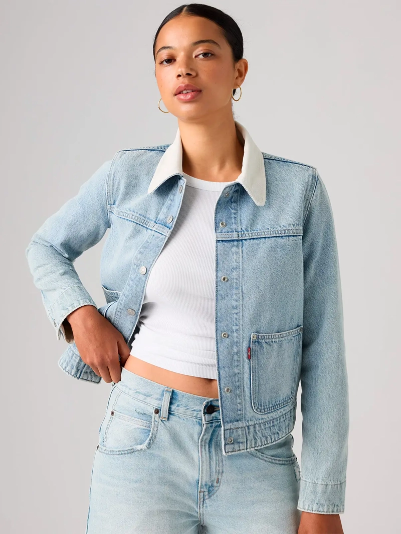 CHAQUETA MUJER LEVI'S ALGODÓN  - 2