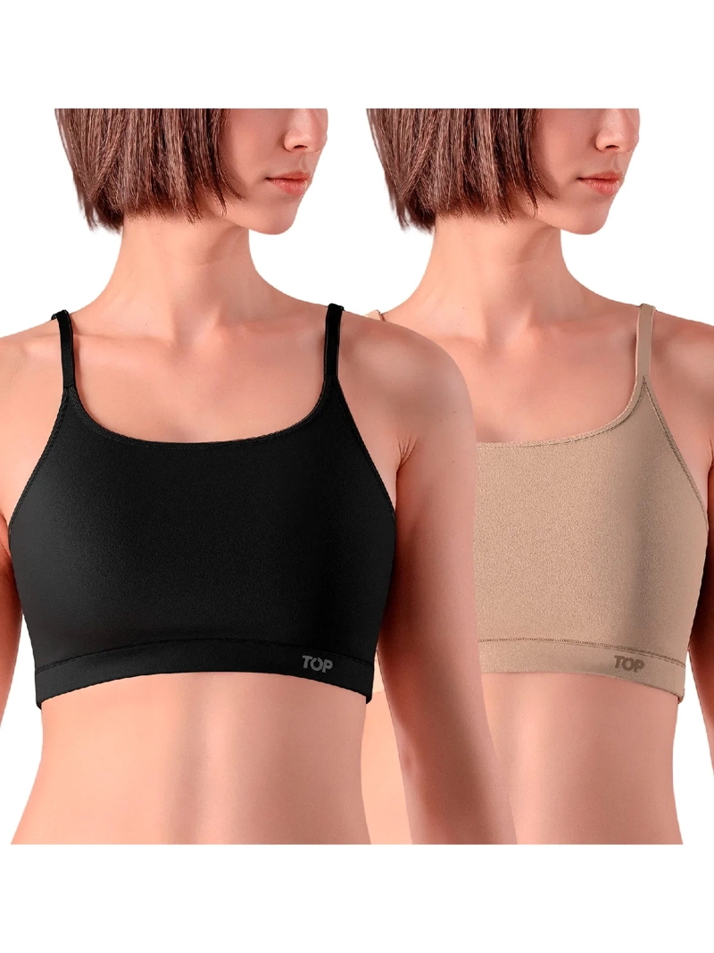 PETO TOP PACK X2 ALGODÓN ACOLCHADO - 1