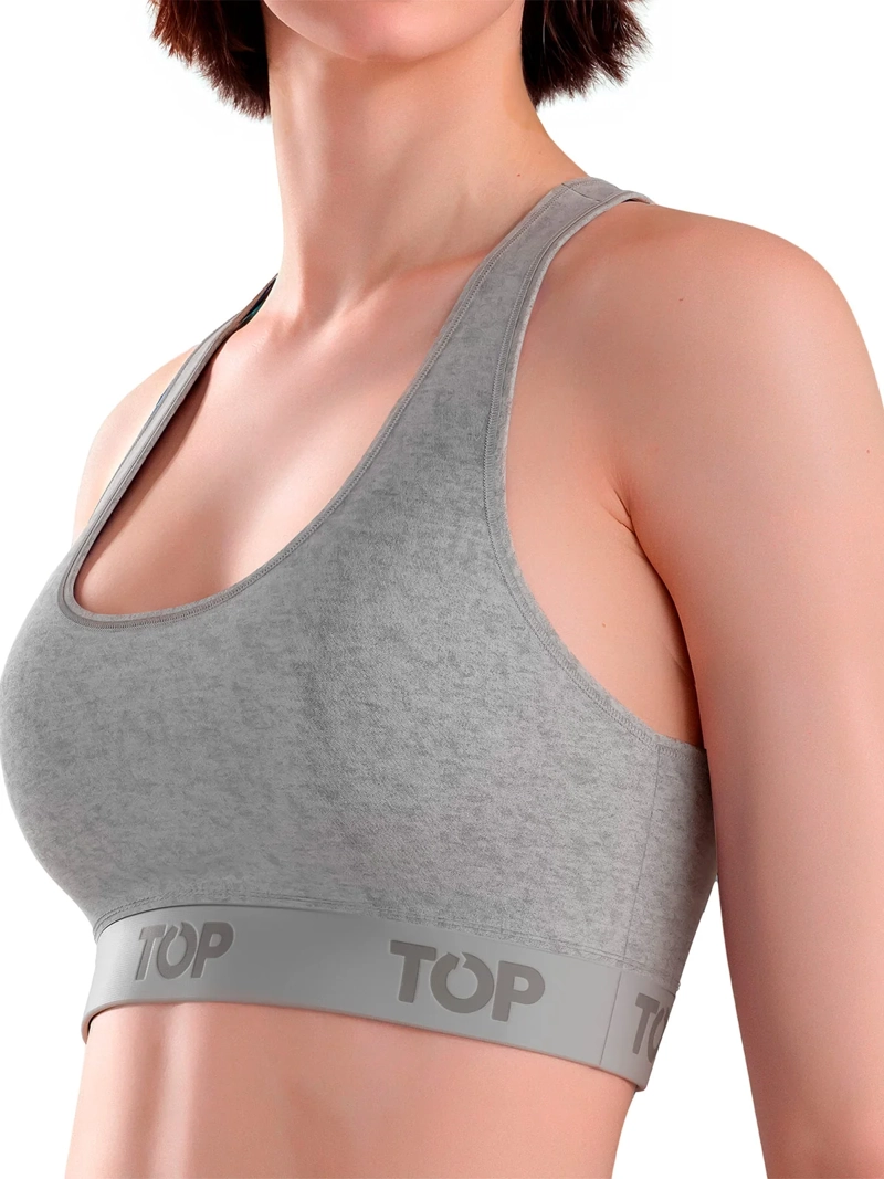 PACK X2 PETO MUJER TOP ALGODÓN  - 3