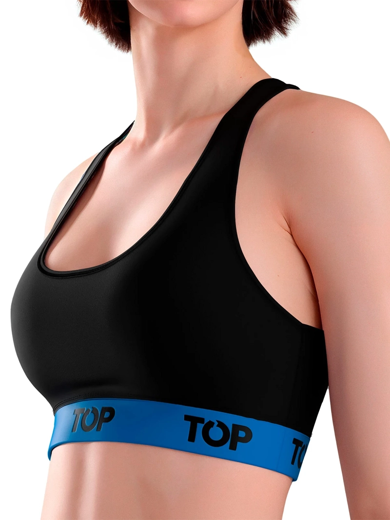 PETO TOP PACK X2 ALGODÓN NEGRO - 2