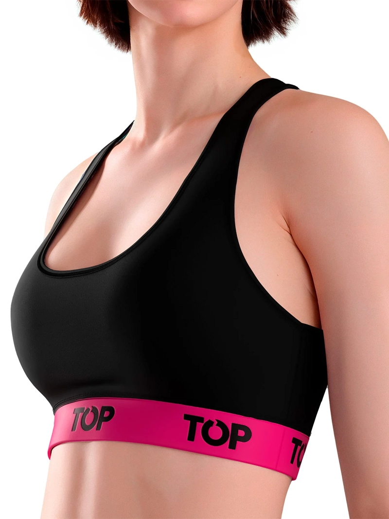 PETO TOP PACK X2 ALGODÓN NEGRO - 3