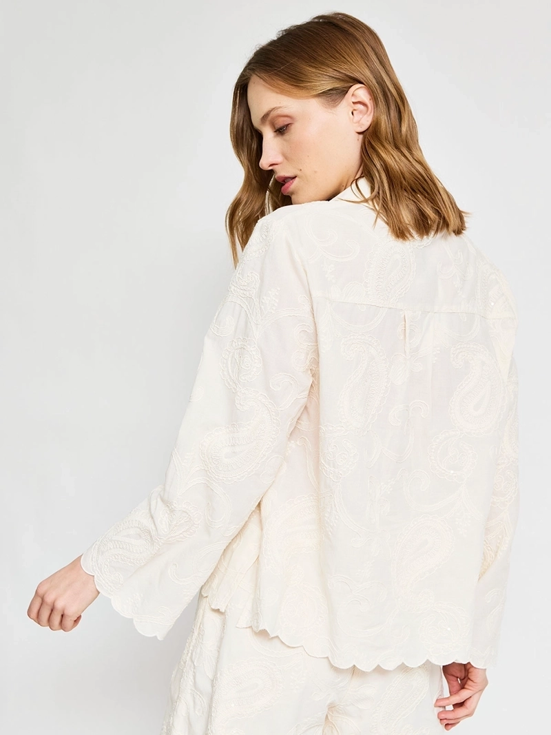 BLUSA MUJER MARQUIS ALGODÓN BORDADA - 3