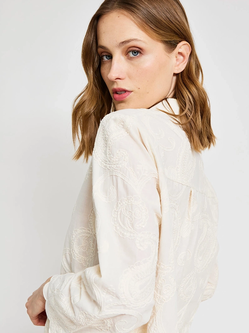 BLUSA MUJER MARQUIS ALGODÓN BORDADA - 4