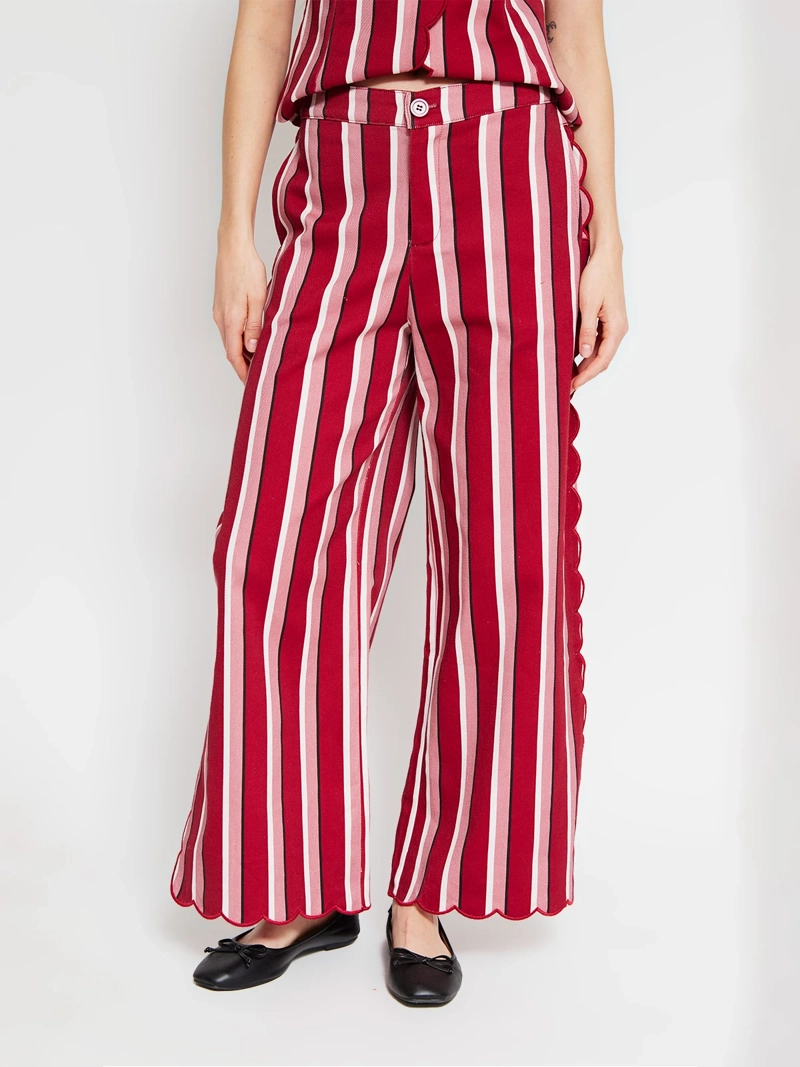 PANTALÓN MUJER MARQUIS ALGODÓN WIDE LEG LISTADO - 2