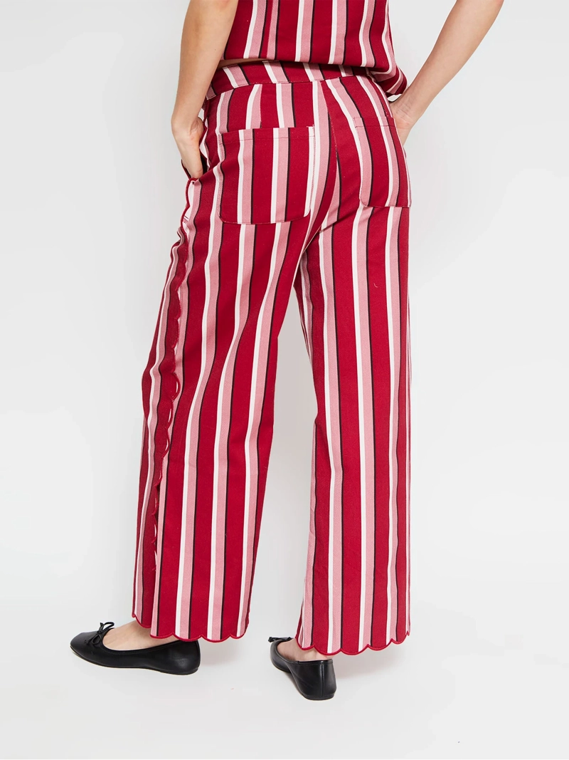PANTALÓN MUJER MARQUIS ALGODÓN WIDE LEG LISTADO - 3