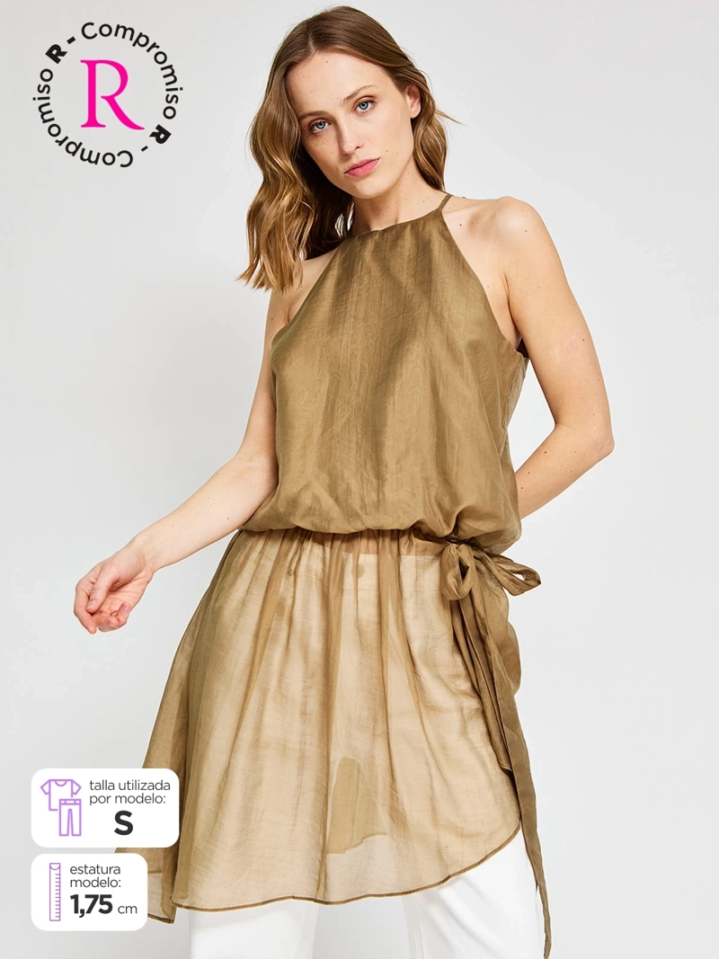 BLUSA MUJER MARQUIS VUELOS ASIMÉTRICA