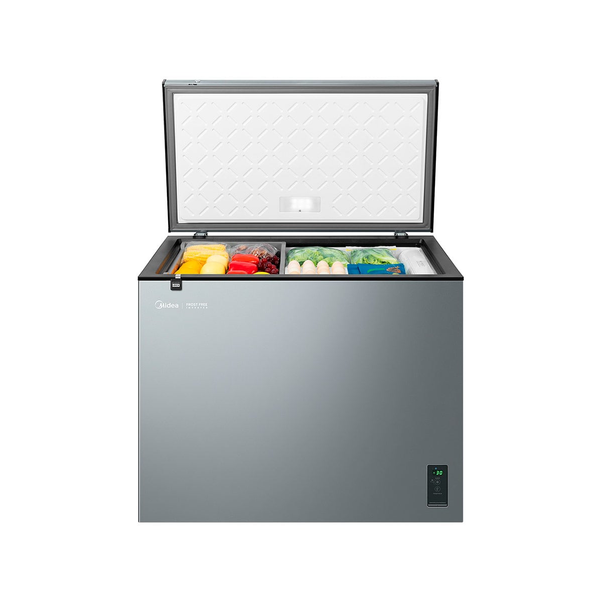 CONGELADOR HORIZONTAL MEDIA MDRC321FEE50 233L NO FROST PLATA - 4