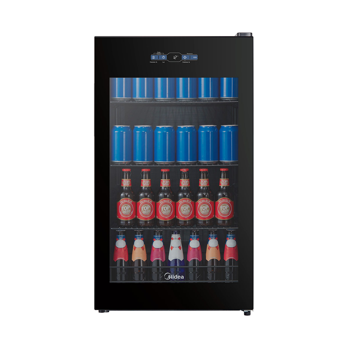 REFRIGERADOR MONO PUERTA MIDEA BEERCOOLER MDRW150FGG22 82L NO FROST NEGRO - 2