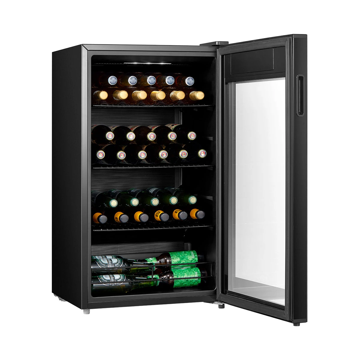 REFRIGERADOR MONO PUERTA MIDEA BEERCOOLER MDRW150FGG22 82L NO FROST NEGRO - 7