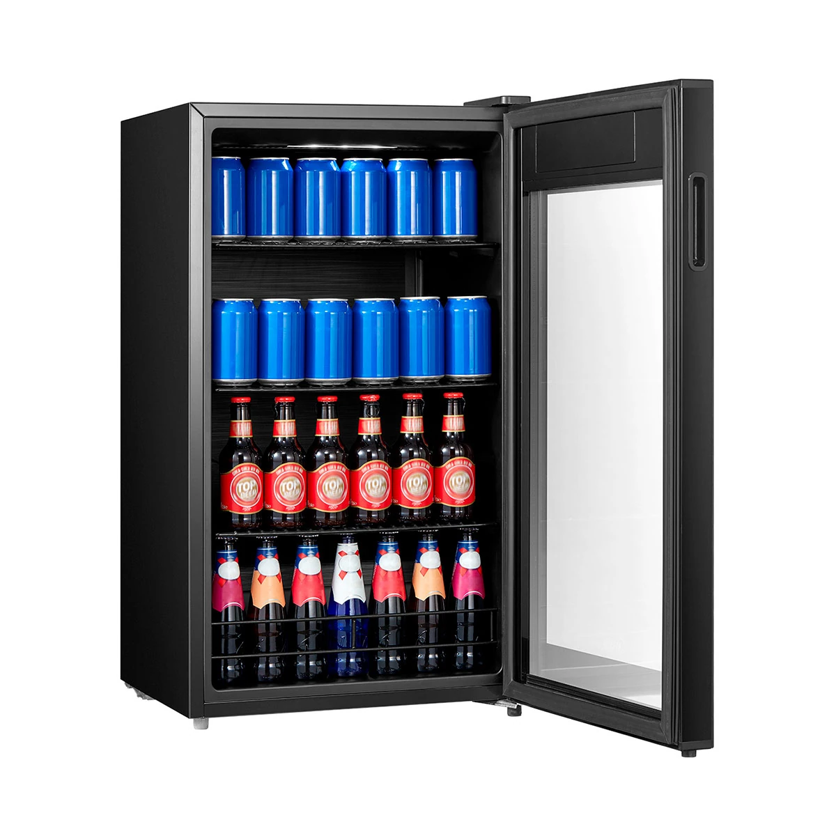 REFRIGERADOR MONO PUERTA MIDEA BEERCOOLER MDRW150FGG22 82L NO FROST NEGRO - 8