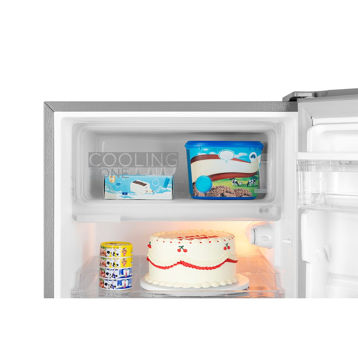 REFRIGERADOR MONO PUERTA MIDEA MDRD268FGE50W 187L FRÍO DIRECTO PLATA - 10