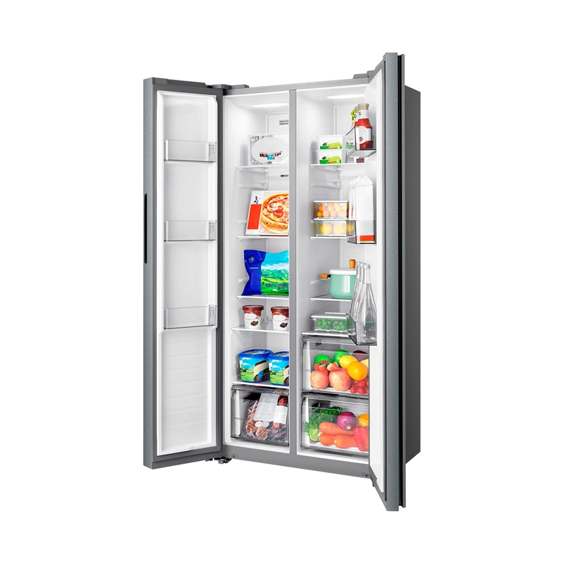 REFRIGERADOR SIDE BY SIDE MIDEA MDRS629FGE50 461L NO FROST PLATA - 7