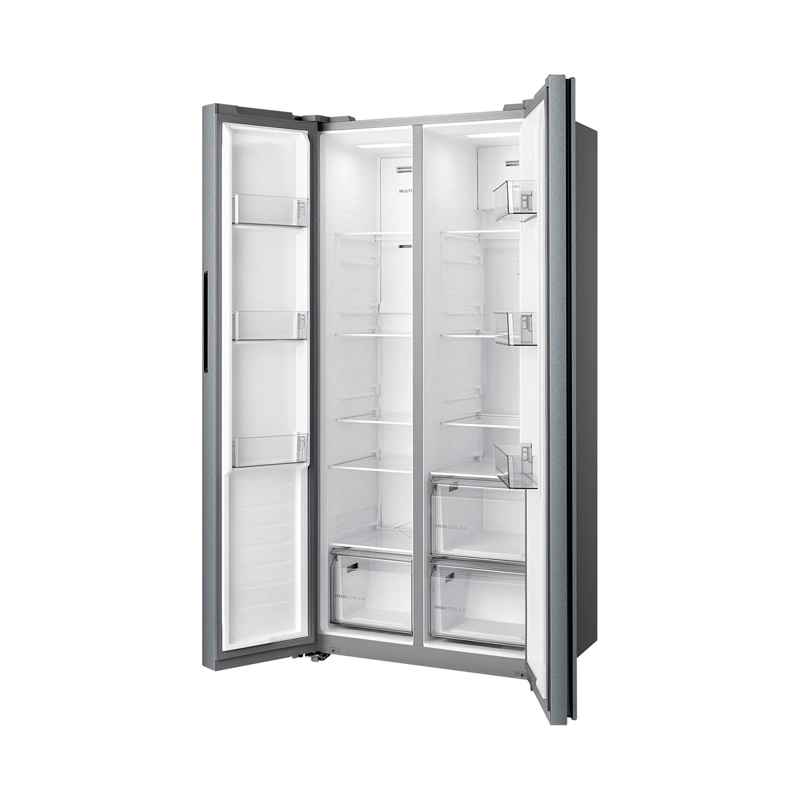REFRIGERADOR SIDE BY SIDE MIDEA MDRS629FGE50 461L NO FROST PLATA - 8