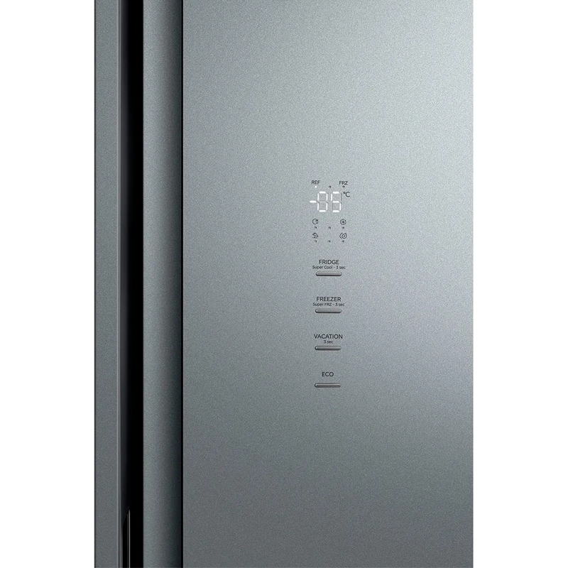 REFRIGERADOR SIDE BY SIDE MIDEA MDRS629FGE50 461L NO FROST PLATA - 9