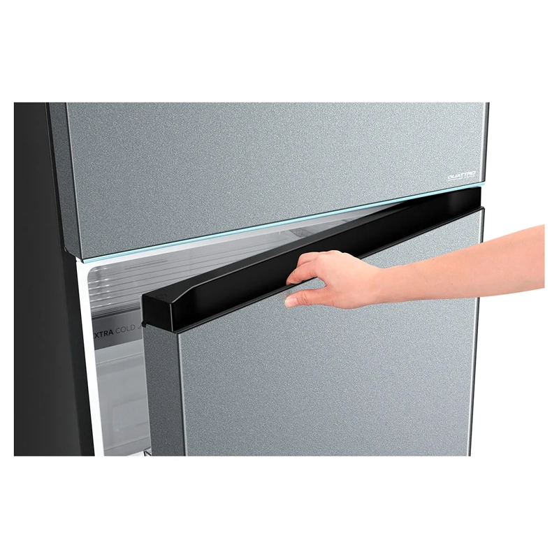 REFRIGERADOR TOP FREEZER MIDEA MDRT611EVE50 454L NO FROST PLATA - 11
