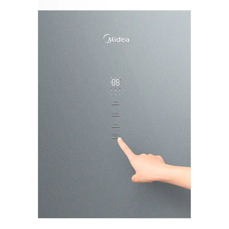 REFRIGERADOR TOP FREEZER MIDEA MDRT611EVE50 454L NO FROST PLATA - 14