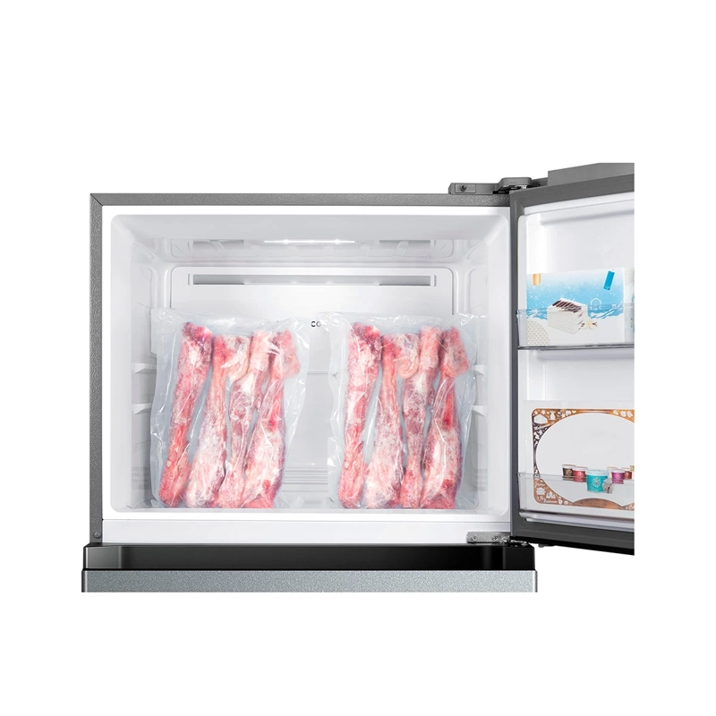 REFRIGERADOR TOP FREEZER MIDEA MDRT611EVE50 454L NO FROST PLATA - 7