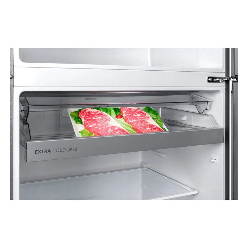 REFRIGERADOR TOP FREEZER MIDEA MDRT611EVE50 454L NO FROST PLATA - 9
