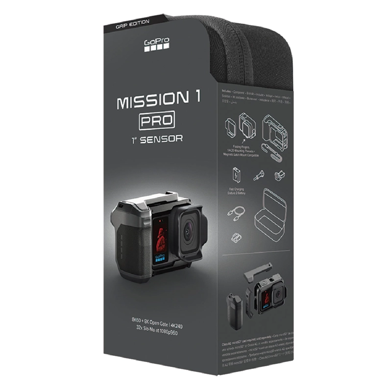 CÁMARA DEPORTIVA GOPRO MISIÓN 1 PRO GRIP BUNDLE - 7
