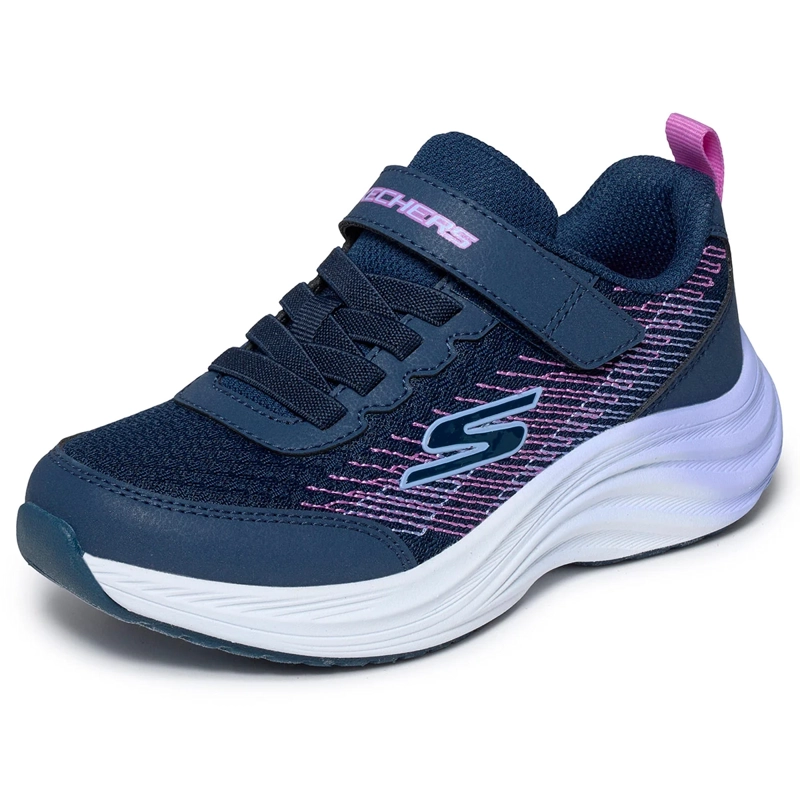 ZAPATILLAS NIÑA SKECHERS URBANAS AZUL MARINO ELITE SPORT PULSE - 5