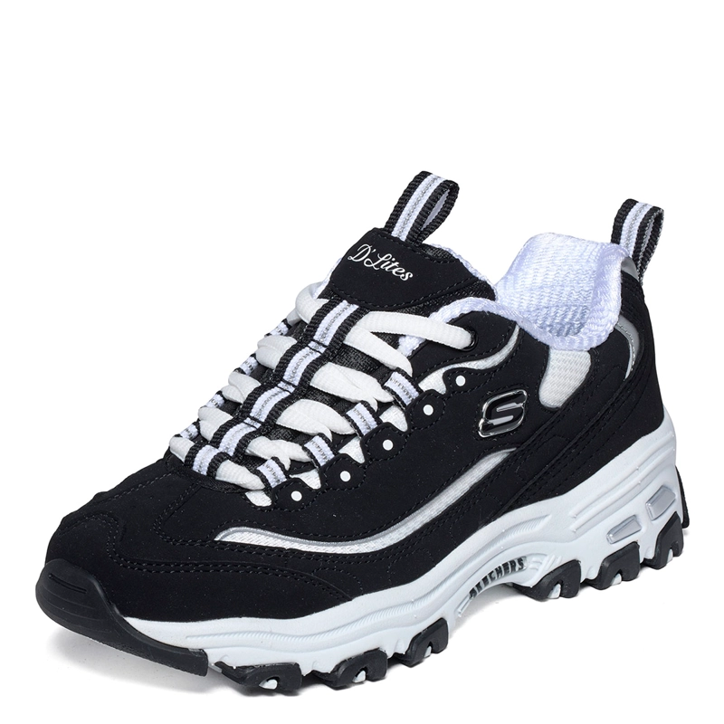ZAPATILLAS NIÑA SKECHERS CASUALES NEGRO D'LITES - 3