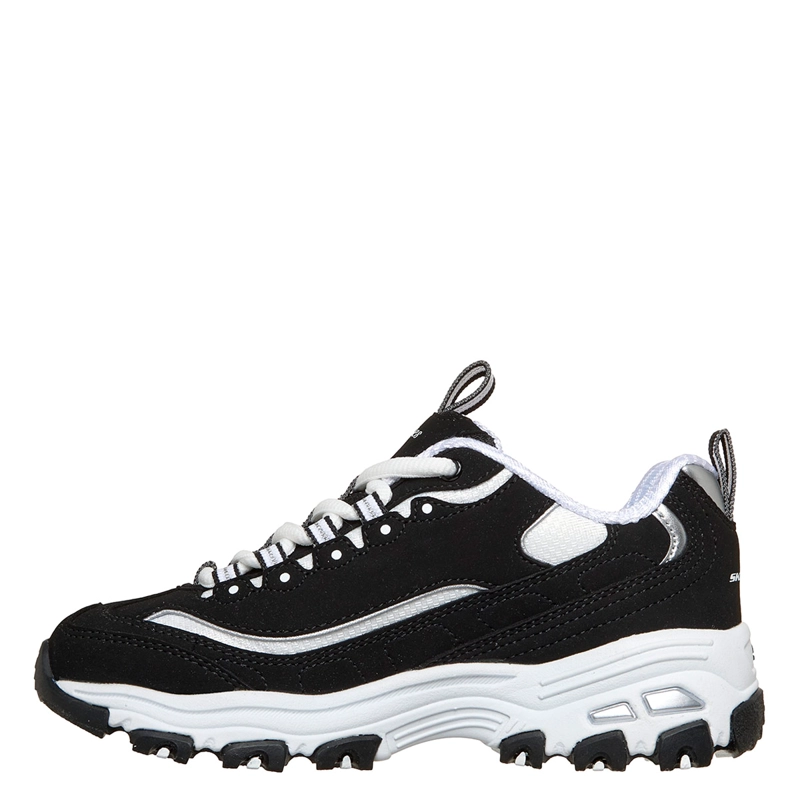 ZAPATILLAS NIÑA SKECHERS CASUALES NEGRO D'LITES - 4