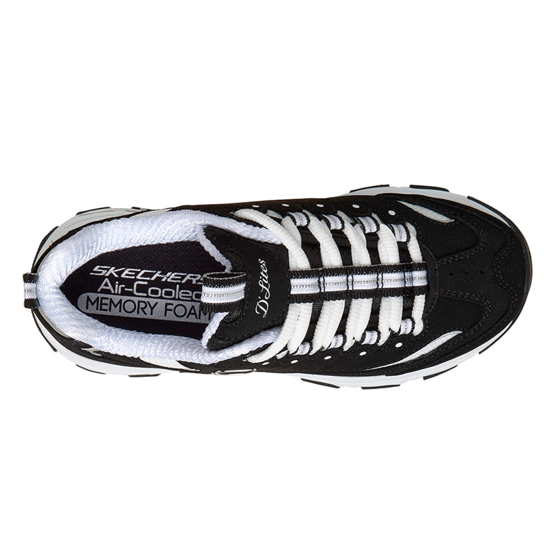 ZAPATILLAS NIÑA SKECHERS CASUALES NEGRO D'LITES - 5