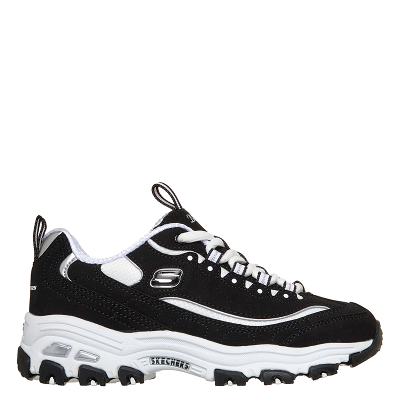ZAPATILLAS NIÑA SKECHERS CASUALES NEGRO D'LITES - 1
