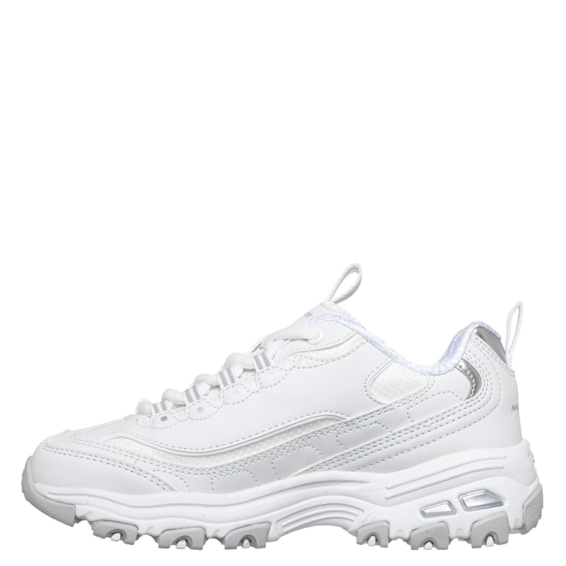 ZAPATILLAS NIÑA SKECHERS CASUALES BLANCA D'LITES - 4