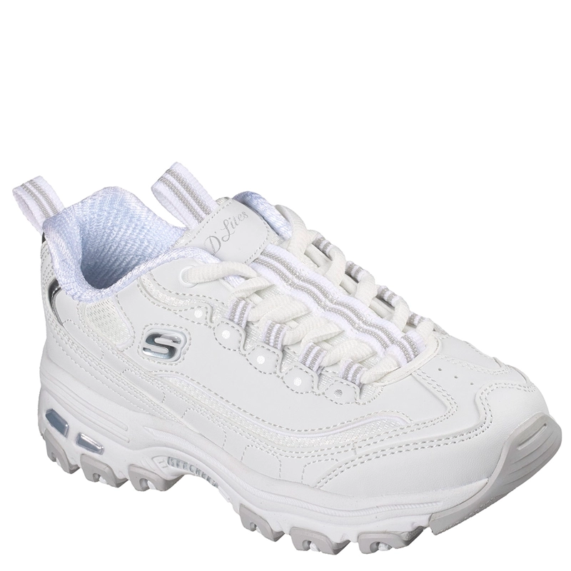 ZAPATILLAS NIÑA SKECHERS CASUALES BLANCA D'LITES - 2