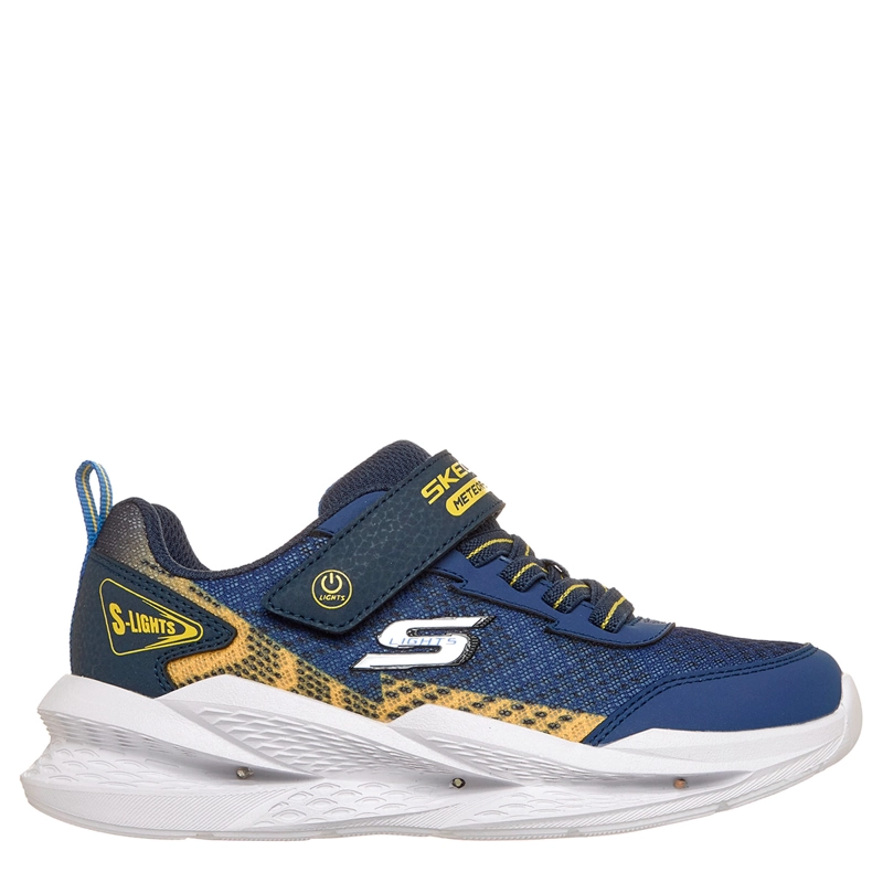 ZAPATILLAS NIÑO SKECHERS URBANAS AZUL MARINO METEOR-LIGHTS 2.0