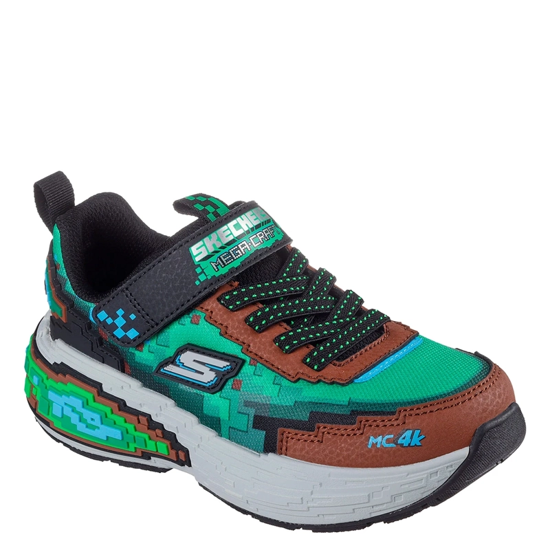 ZAPATILLAS NIÑO SKECHERS CASUALES CAFÉ MEGA-CRAFT 4K - 2