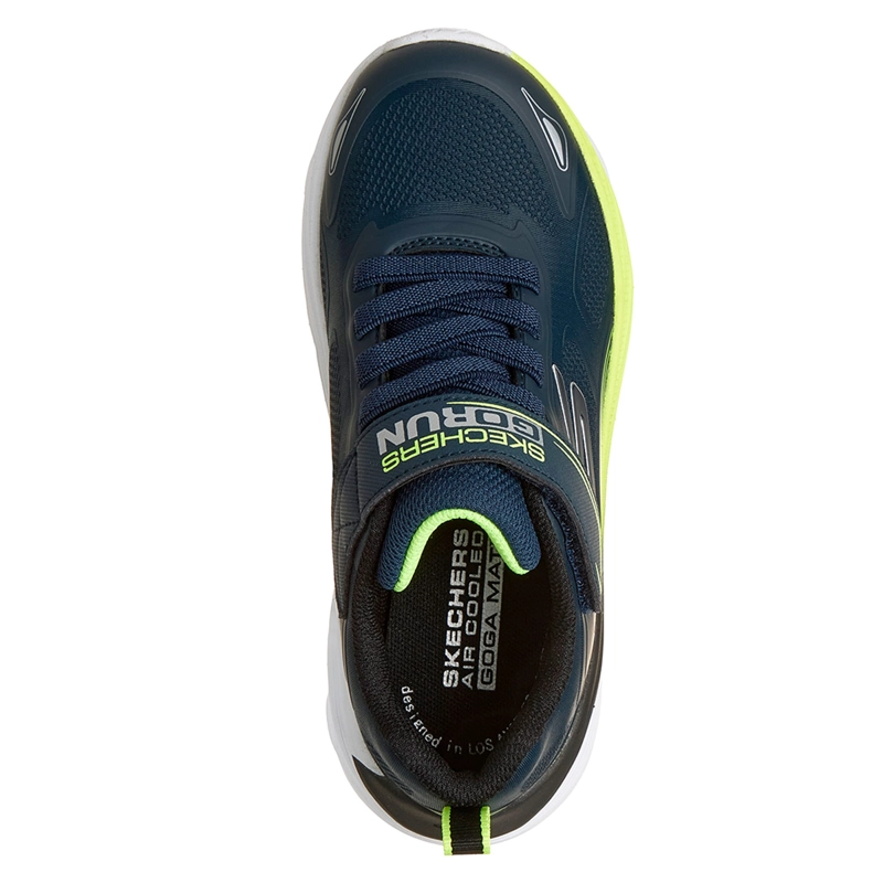 ZAPATILLAS NIÑO SKECHERS CASUALES AZUL MARINO MAX RUN - 5